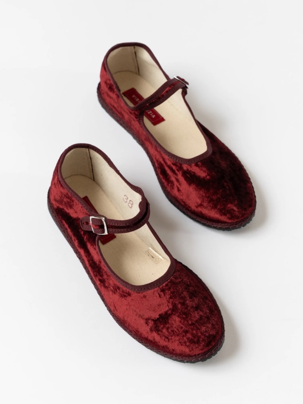 VIBI VENEZIA VELVET MARY JANE IN CALLIOPE SZ. 40
